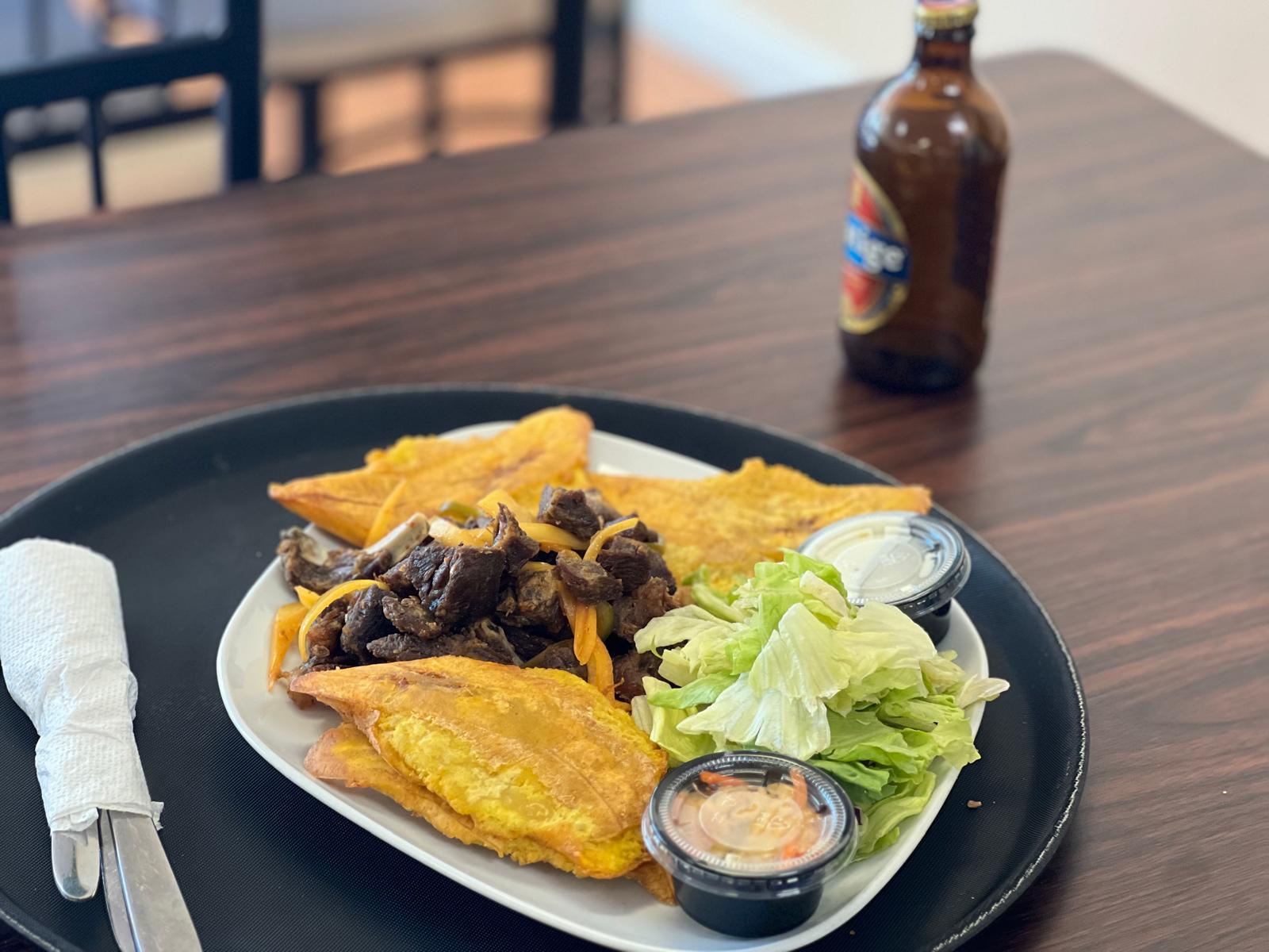 Inside Coquillage Restaurant