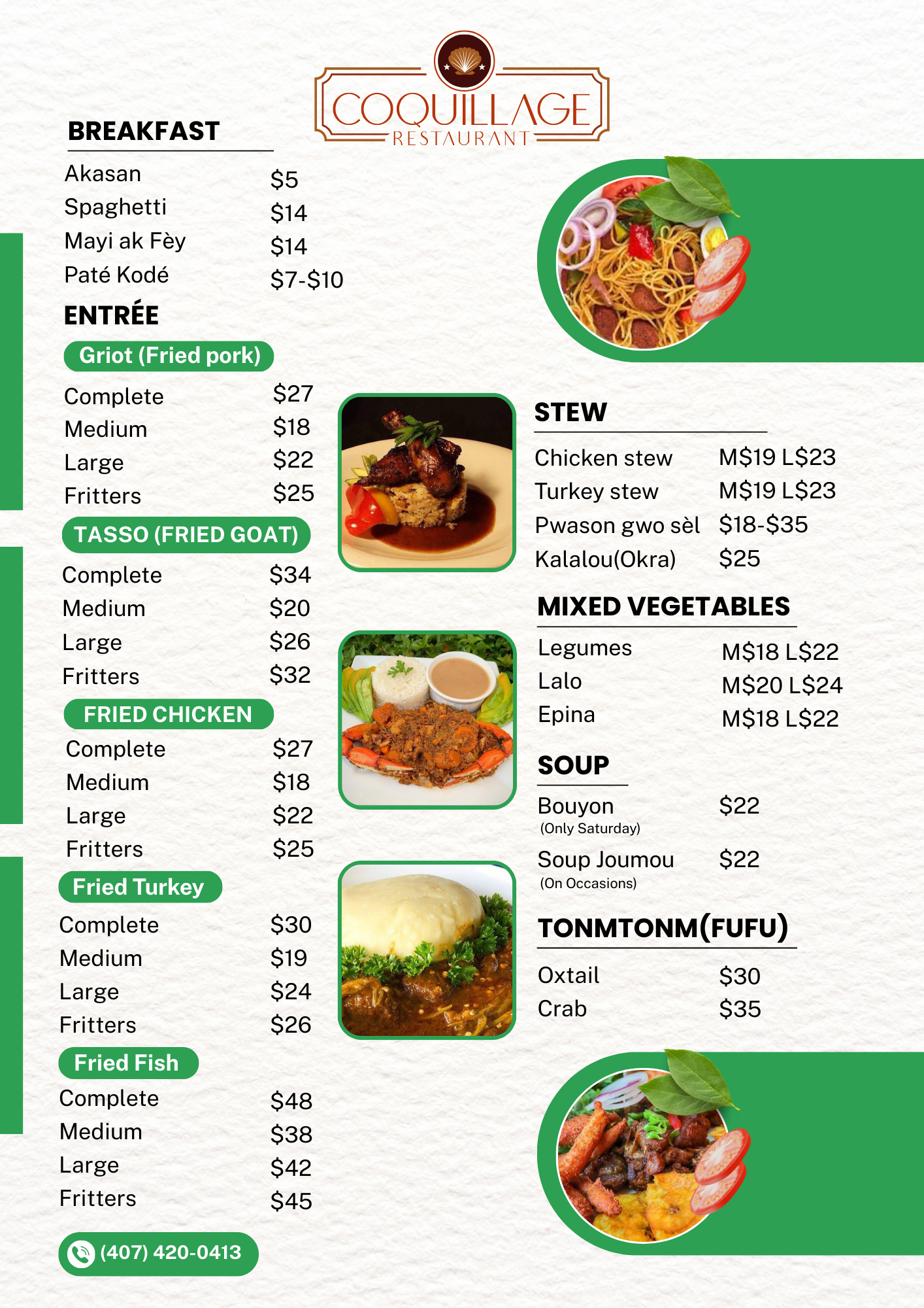 Menu Page 2